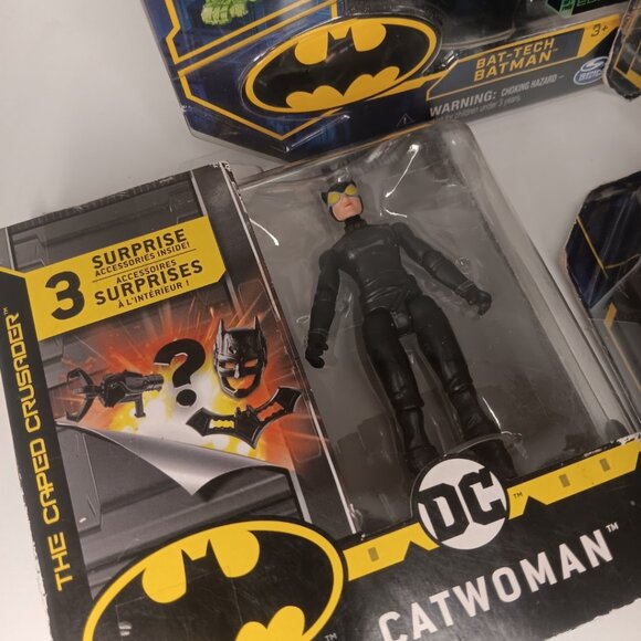 DC 1ST EDITION CATWOMAN - BATMAN- ROBIN-& THE RIDDLER ACTION FIGURES - Picture 7 of 7